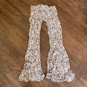 Flared Free People floral pants